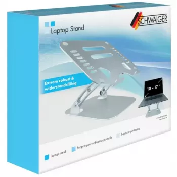 Laptopständer Schwaiger LPS1720 513 Silber Aluminium 50,8 cm