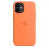Cover Apple iPhone 12 mini Silicone Case mit MagSafe Kumquat