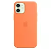 Cover Apple iPhone 12 mini Silicone Case mit MagSafe Kumquat