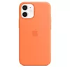 Cover Apple iPhone 12 mini Silicone Case mit MagSafe Kumquat