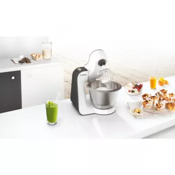 Bosch MUM5 Start Line Universalküchenmaschine 800 W 3,9 L Orange, Silber, Transparent, Weiß