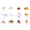 Bosch MUM5 Start Line Universalküchenmaschine 800 W 3,9 L Orange, Silber, Transparent, Weiß