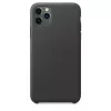 Cover Apple iPhone 11 Pro Max Leder Case Schwarz