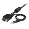 StarTech.com 5m Koax Hochauflösendes Monitor-VGA-Videokabel mit Audio HD15 M/M