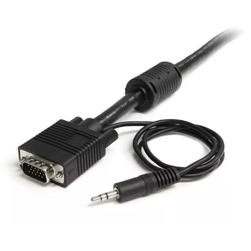 StarTech.com 5m Koax Hochauflösendes Monitor-VGA-Videokabel mit Audio HD15 M/M