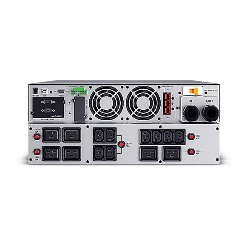 CyberPower OLS4KERT4UA-IEC USV (unterbrechungsfreie Stromversorgung) Doppelwandlung (Online) 4 kVA 3800 W 15 AC-Ausgänge