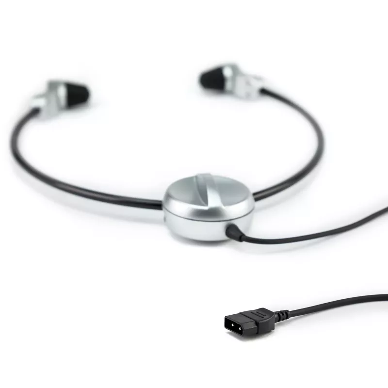 Grundig Swingphone 568 Kopfhörer Kabelgebunden Unter dem Kinn Schwarz, Silber
