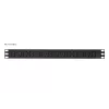 Basic Metered PDU ATEN PE1118SG 1U 18 AC Outlets Surge Protection