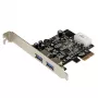 StarTech.com 2-Port PCI Express (PCIe) SuperSpeed USB 3.0-Kartenadapter mit UASP - LP4-Strom