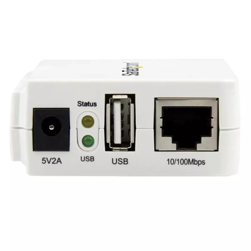 StarTech.com 1 Port USB Wireless N Netzwerk-Druckserver mit 10/100 Mbps Ethernet-Port – 802.11 b/g/n