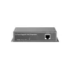 LevelOne Gigabit PoE Repeater, kaskadierbar, 2 PoE-Ausgänge, Netzwerk-Repeater, 100 m, 1000 Mbit/s, Vollduplex, Halbduplex, 10/100/1000Base-T(X), IEEE 802.3x