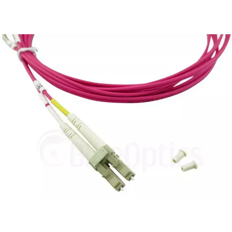 BlueOptics QK733A-BO InfiniBand-Glasfaserkabel 2 m 2x LC Violett