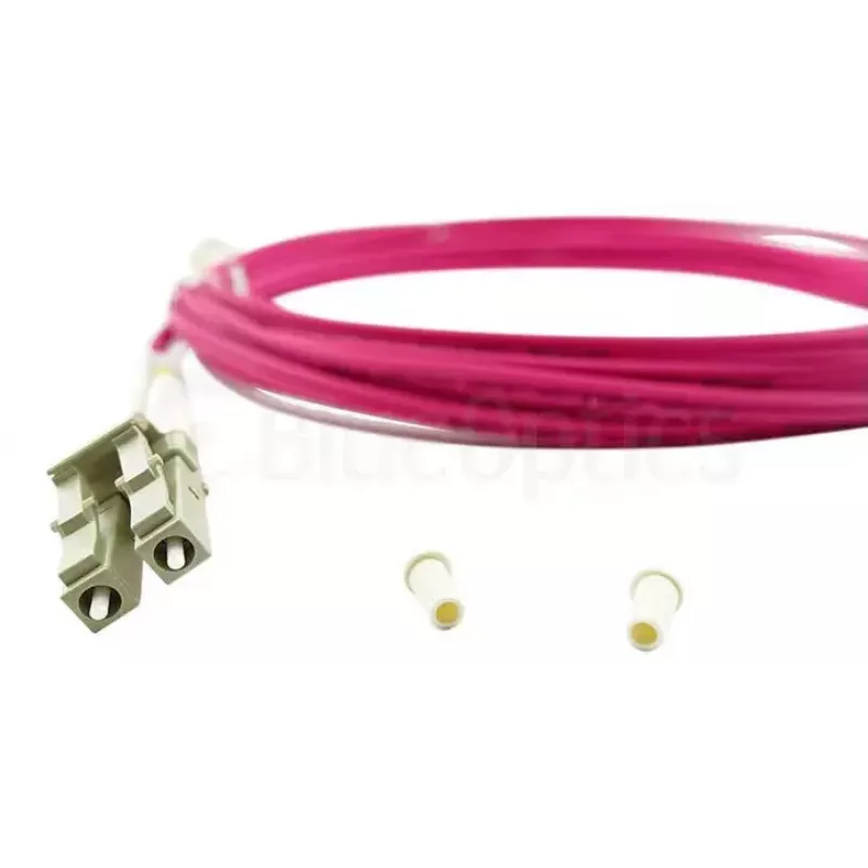 BlueOptics QK733A-BO InfiniBand-Glasfaserkabel 2 m 2x LC Violett