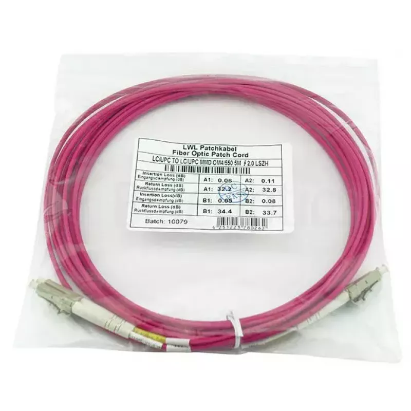 BlueOptics QK737A InfiniBand Glasfaserkabel 50 m LC OM4