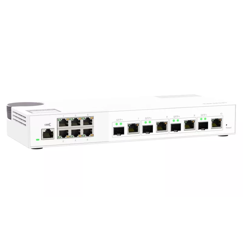QNAP QSW-M2106-4C Netzwerk-Switch Managed L2 2,5G Ethernet (100/1000/2500) Weiß
