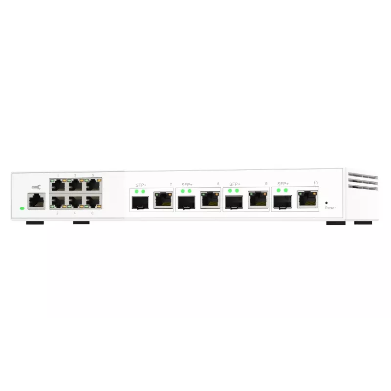 QNAP QSW-M2106-4C Netzwerk-Switch Managed L2 2,5G Ethernet (100/1000/2500) Weiß