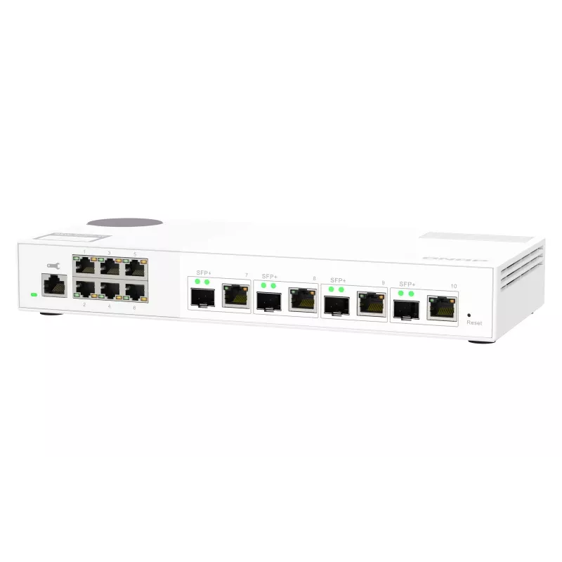 QNAP QSW-M2106-4C Netzwerk-Switch Managed L2 2,5G Ethernet (100/1000/2500) Weiß