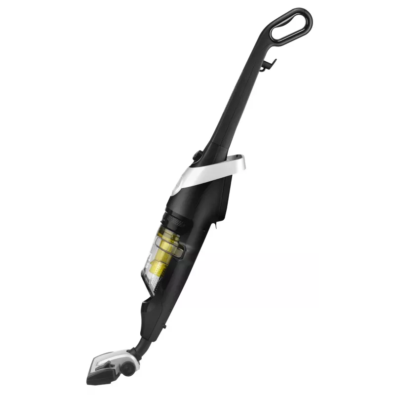 Rowenta RH8155WA Stabstaubsauger/Elektrobesen AC Trocken Zyklon Beutellos 0,9 L 750 W Schwarz, Silber, Gelb