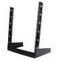 StarTech.com 2-Post 12U Desktop-Server-Rack, kleines offenes 19-Zoll-Computer-Rack, kompaktes Netzwerk-Rack für AV-/Studio-/Daten-/IT-Equipment – freistehendes Zwei-Post-Rack für Heim-/Büroanwendungen