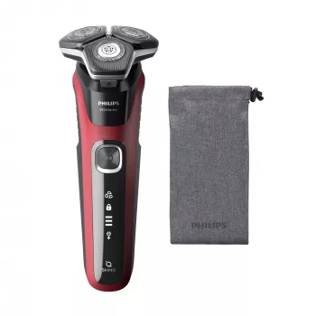 Rotationsrasierer Philips Series 5000 S5883/10 — 3-fach, nass & trocken, 60 min Laufzeit, LED-Anzeige, USB wiederaufladbar