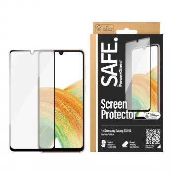 PanzerGlass SAFE Displayschutzfolie für Samsung Galaxy A33 5G, kratzfest, stoßfest