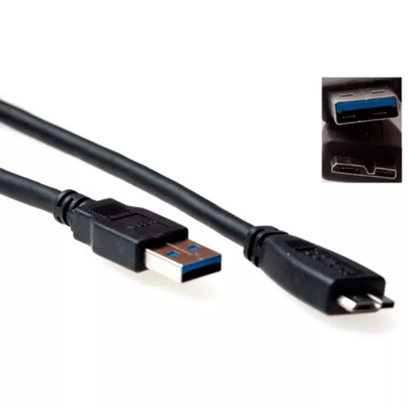 USB 3.0 A Stecker - USB Mikro-B Stecker 0,50 m ACT SB3028