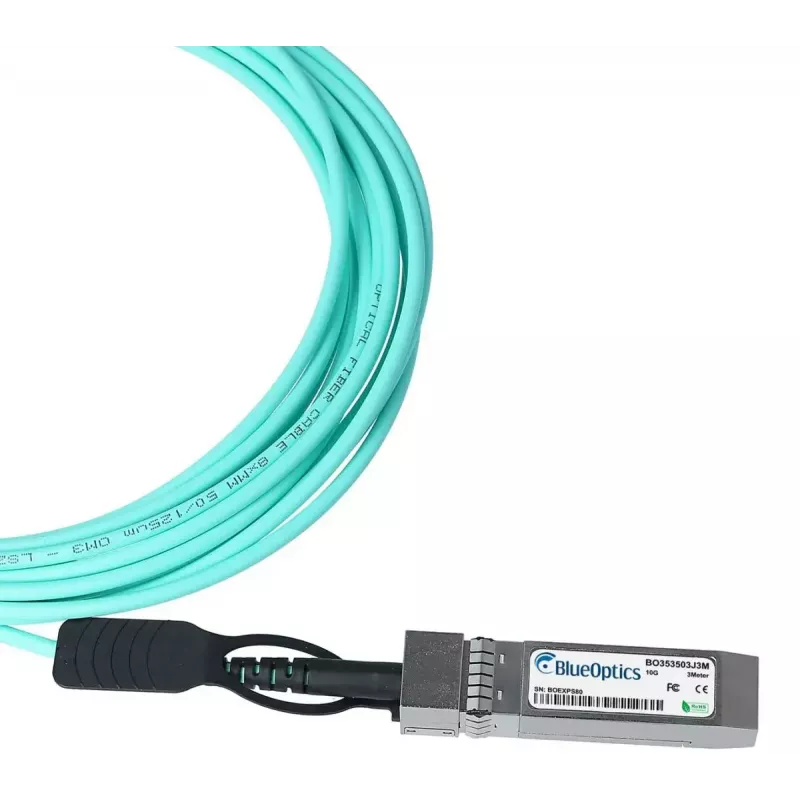 BlueOptics SFP-10G-AOC3M-HU-BO InfiniBand/Glasfaserkabel 3 m SFP+ Aqua