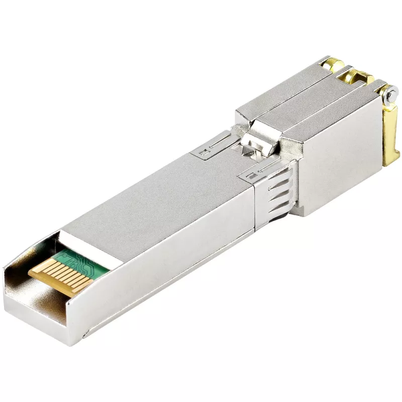 StarTech.com MSA-konformer SFP+-Transceivermodul - 10GBASE-T ~ MSA unkodiertes SFP+-Modul - 10GBASE-T - SFP auf RJ45 Cat6/Cat5e - 10GE Gigabit Ethernet SFP+ - RJ-45 30m