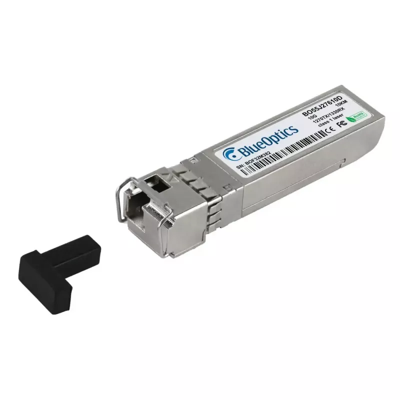 SFP+ Glasfaser-Transceiver BLUEOPTICS SFP10G-BX1270-BO, 10 Gbit/s, 3,3 V, Metallgehäuse