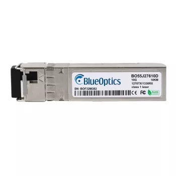 SFP+ Glasfaser-Transceiver BLUEOPTICS SFP10G-BX1270-BO, 10 Gbit/s, 3,3 V, Metallgehäuse