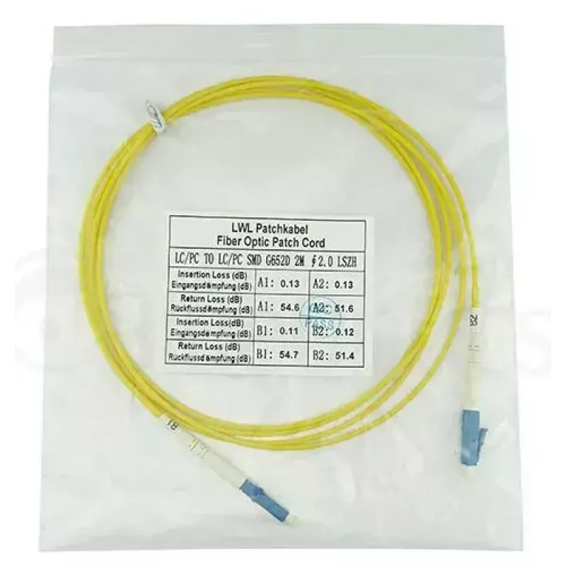 BlueOptics SFP2121BU30MK InfiniBand Glasfaserkabel 30 m LC Gelb