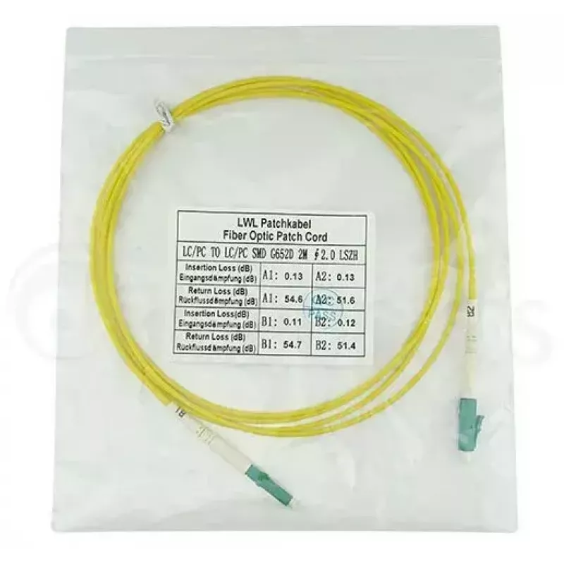 BlueOptics SFP2121BU3MM InfiniBand Glasfaserkabel 3 m LC Gelb