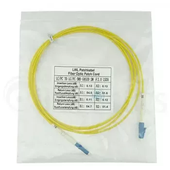 BlueOptics SFP2121BU50MK InfiniBand Glasfaserkabel 50 m LC Gelb