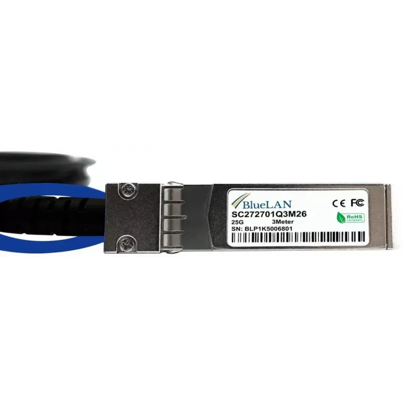 InfiniBand/Glasfaserkabel BlueOptics SFP-25G-C50CM 0,5 m SFP28 Schwarz