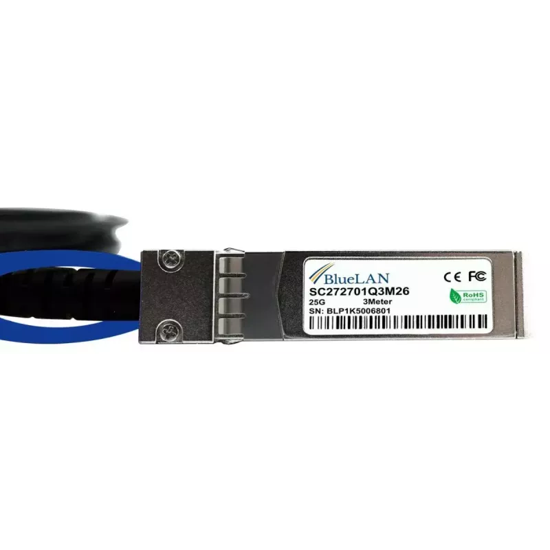 SFP28 DAC-Kabel BlueOptics SFP28-DAC-3M-FR-BL 3m Stecker/Stecker