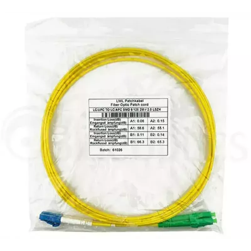 BlueOptics SFP3131BU2MS InfiniBand-Glasfaserkabel 2 m LC Gelb