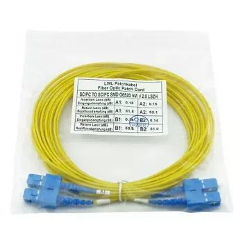 BlueOptics SFP3232BU20MK InfiniBand Glasfaserkabel 20 m SC Gelb