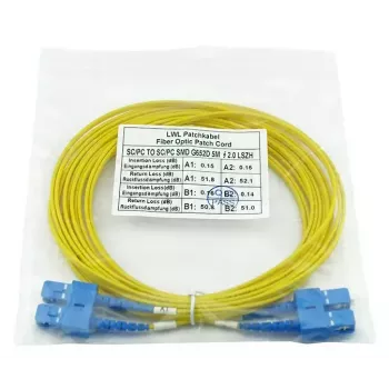 BlueOptics SFP3232BU50MK InfiniBand Glasfaserkabel 50m SC Gelb