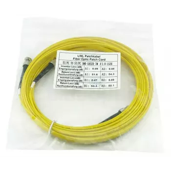 BlueOptics SFP3333BU2MK InfiniBand Glasfaserkabel 2 m ST Gelb