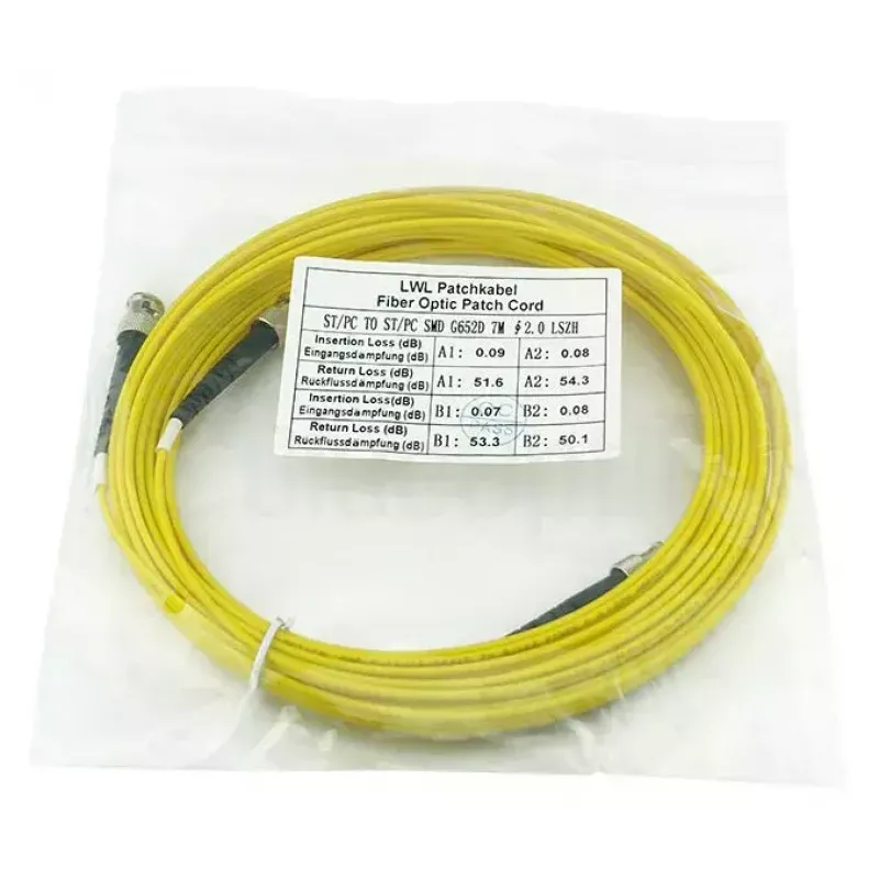 BlueOptics SFP3333BU2MK InfiniBand Glasfaserkabel 2 m ST Gelb