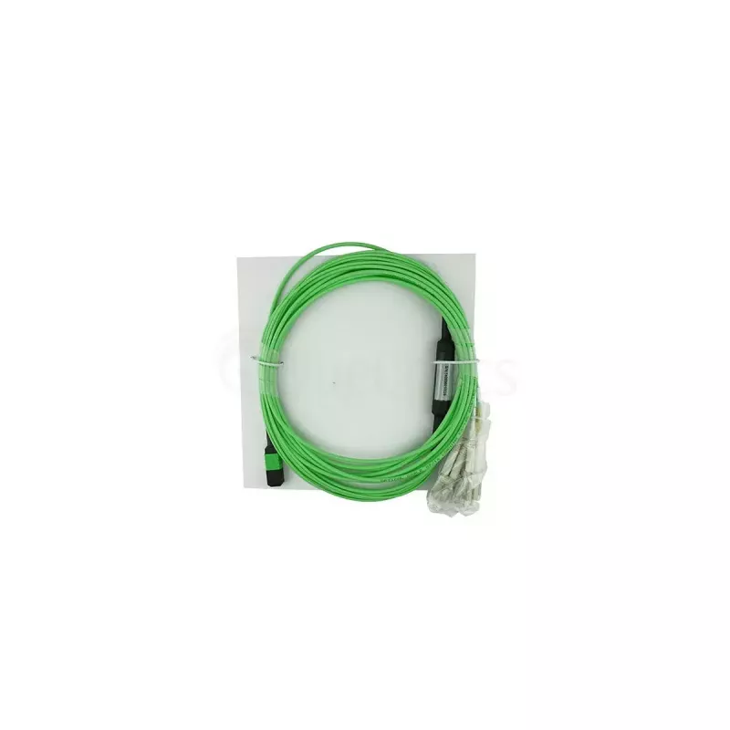 Glasfaserkabel BlueOptics SFP5141GU2MKB MPO 4x LC OM5 2 m Lime