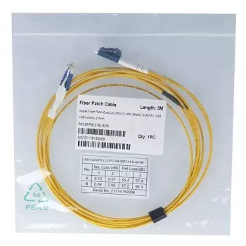 Glasfaserkabel BlueOptics SFP9131BU5MK CS LC OS2 5 m Gelb