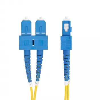 StarTech.com 2m (6,6ft) SC zu SC (UPC) OS2 Singlemode Duplex Glasfaserkabel, 9/125µm, 40G/100G Zipcord, biegeunempfindlich, geringe Einfügedämpfung - LSZH Glasfaser-Patchkabel