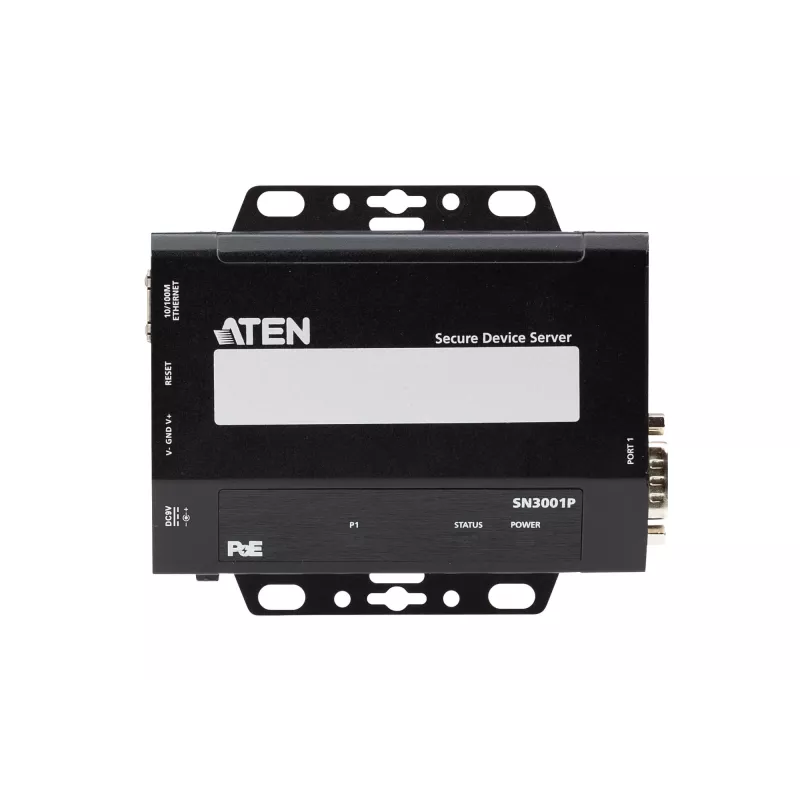 ATEN 1-Port RS-232 Secure Device Server mit PoE, 10/100Base-T(X), 210 g