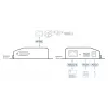 ATEN 1-Port RS-232 Secure Device Server mit PoE, 10/100Base-T(X), 210 g