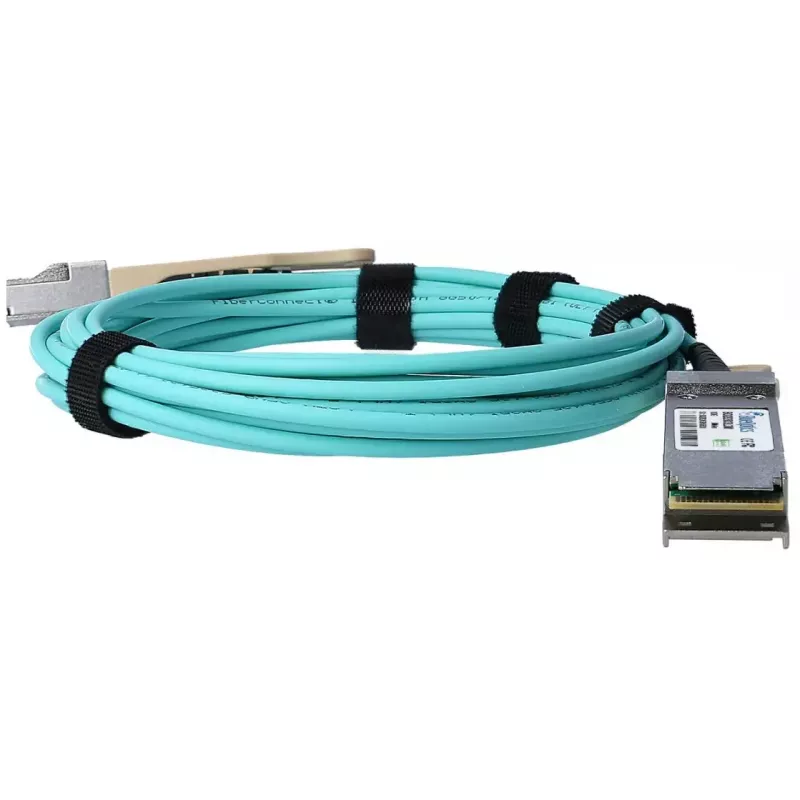 Netzwerkkabel BlueOptics SPTMJP1PMCDF007-BO QSFP28 AOC 7m Blau