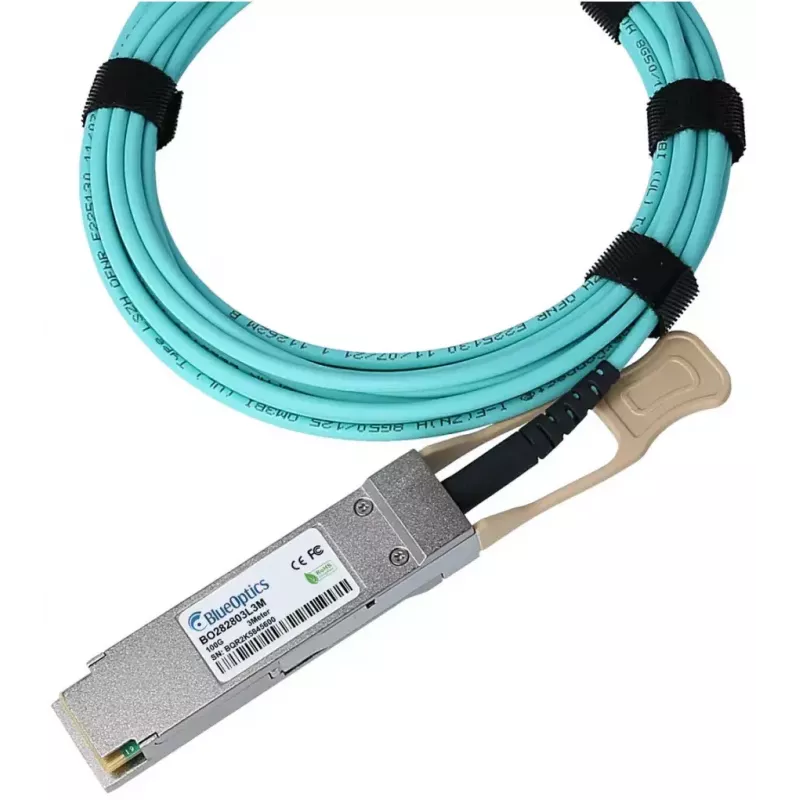 Netzwerkkabel BlueOptics SPTMJP1PMCDF020-BO QSFP28 AOC 20m Blau