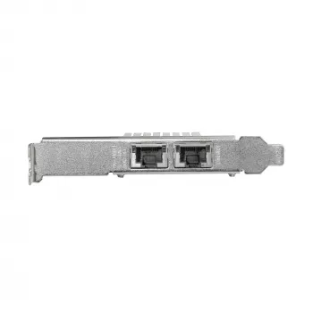 StarTech.com Dual-Port 10G PCIe Netzwerkadapterkarte - Intel-X550AT 10GBASE-T & NBASE-T PCI Express Netzwerkschnittstellenadapter 10/5/2.5/1GbE Multi-Gigabit Ethernet 5-Geschwindigkeiten NIC LAN-Karte