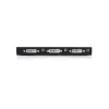 StarTech.com 2 Port DVI Video Splitter mit Audio – DVI, 2x DVI, 1920 x 1200 Pixel, Schwarz, Aluminium, 10 m
