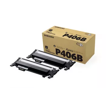 Samsung CLT-P406B Tonerkartusche 2 Stk. Original Schwarz
